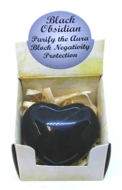 Black Obsidian Heart Gift Box
