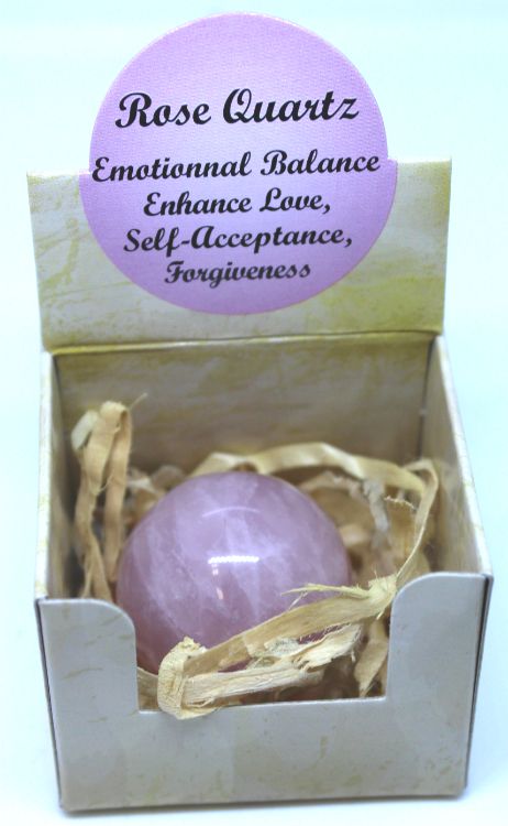 Rose Quartz Sphere Gift Box