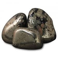 African Gold Pyrite Tumbled