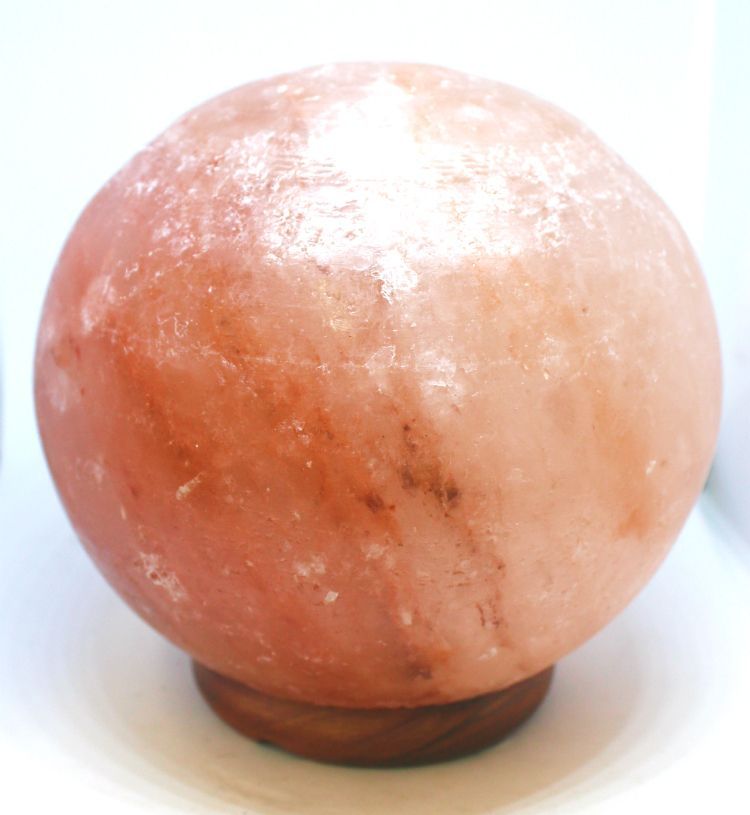 Salt Sphere Lamp