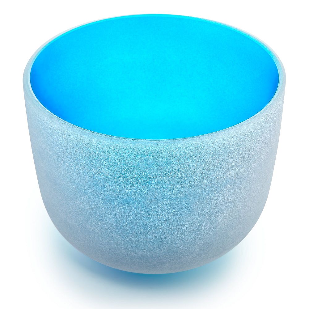 Crystal Singing Bowl - Lt Blue