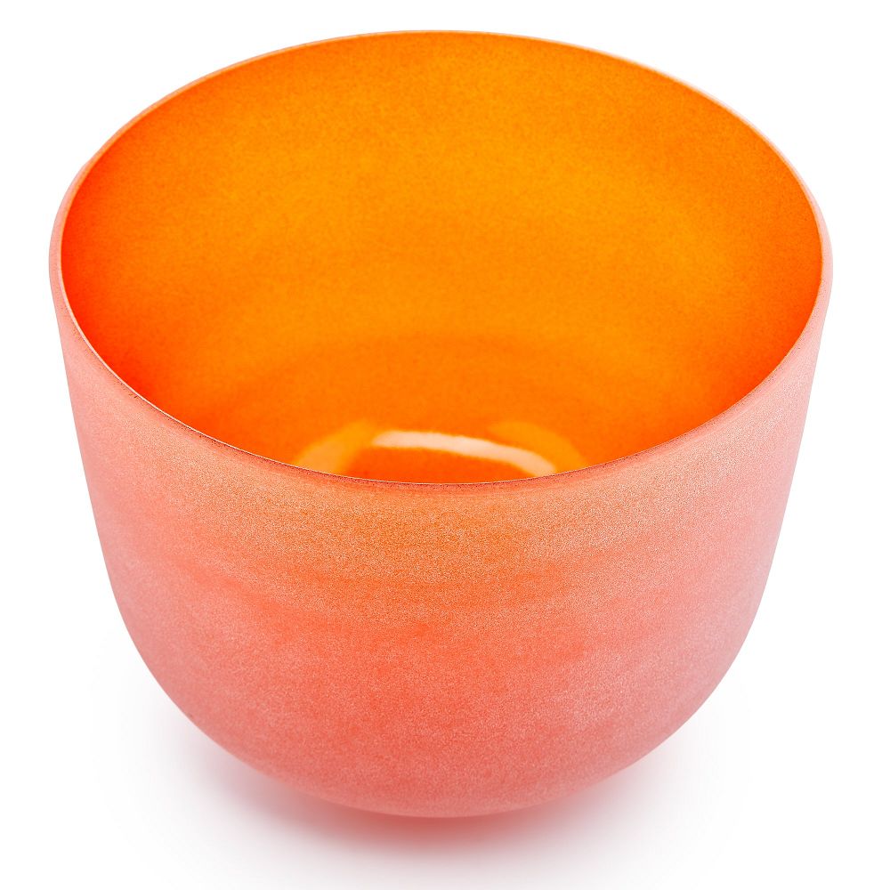 Crystal Singing Bowl - Orange