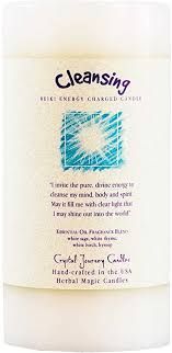 Cleansing - Reiki Pillar Candle (3x6")