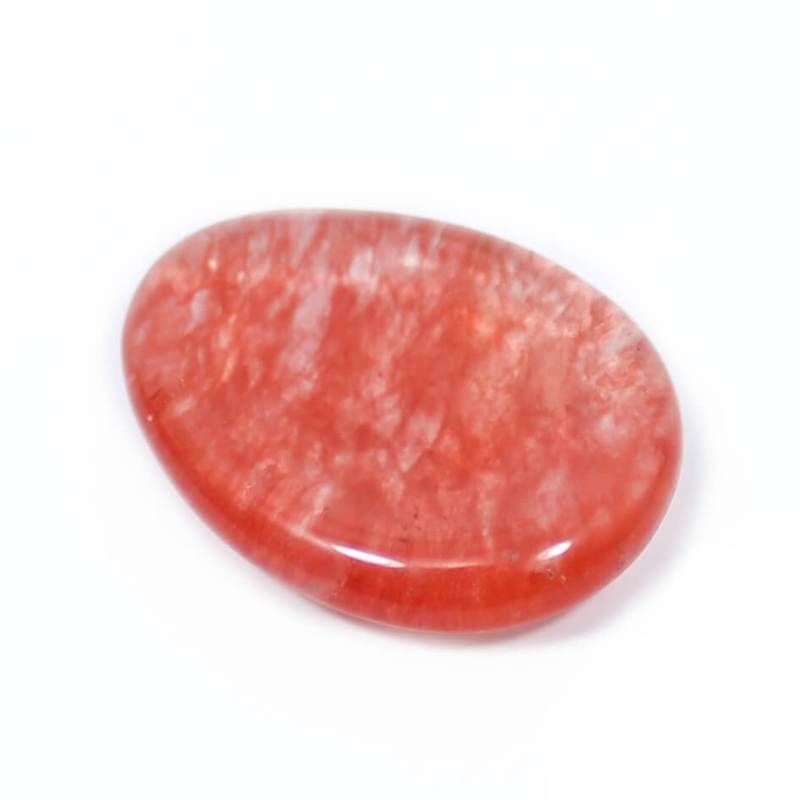Cherry Quartz Worry Stone