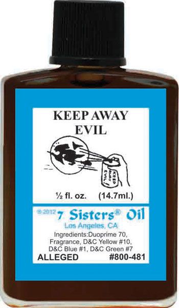 Keep Away Evil 1/2oz Oil