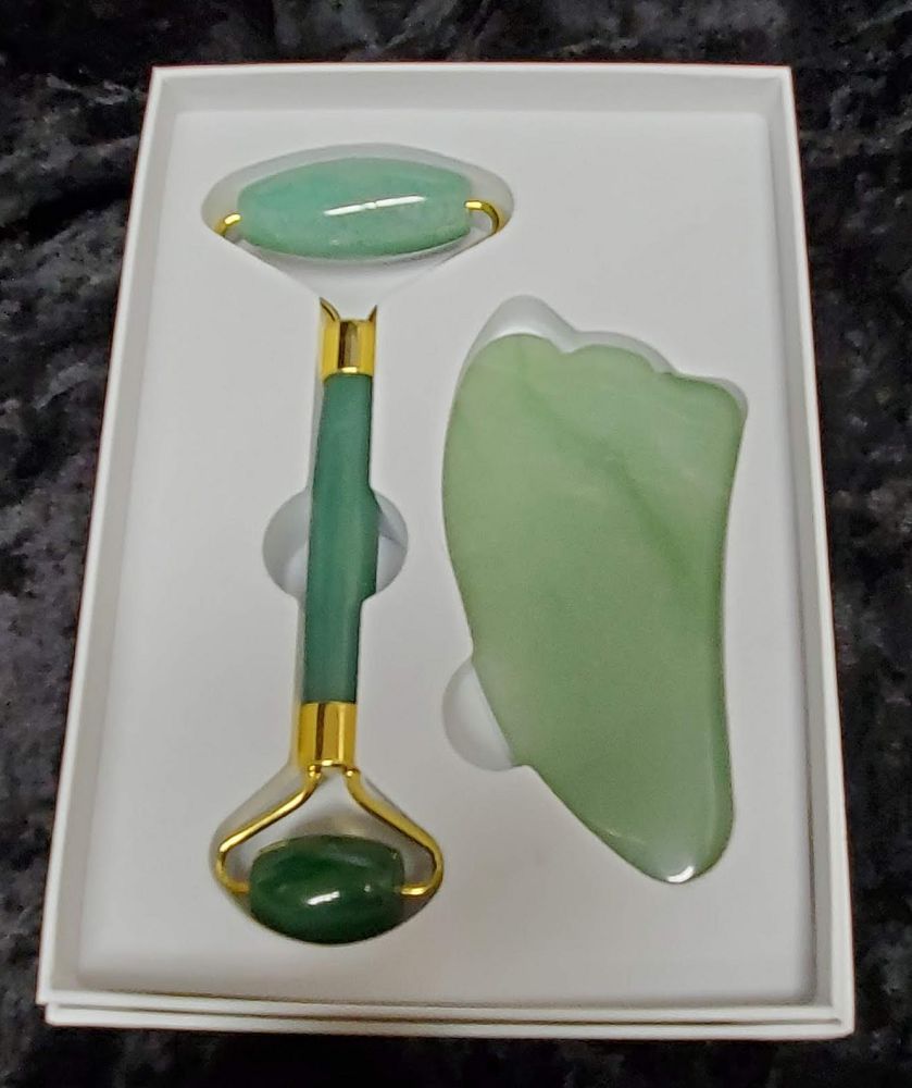 Green Aventurine - Facial Roller Set