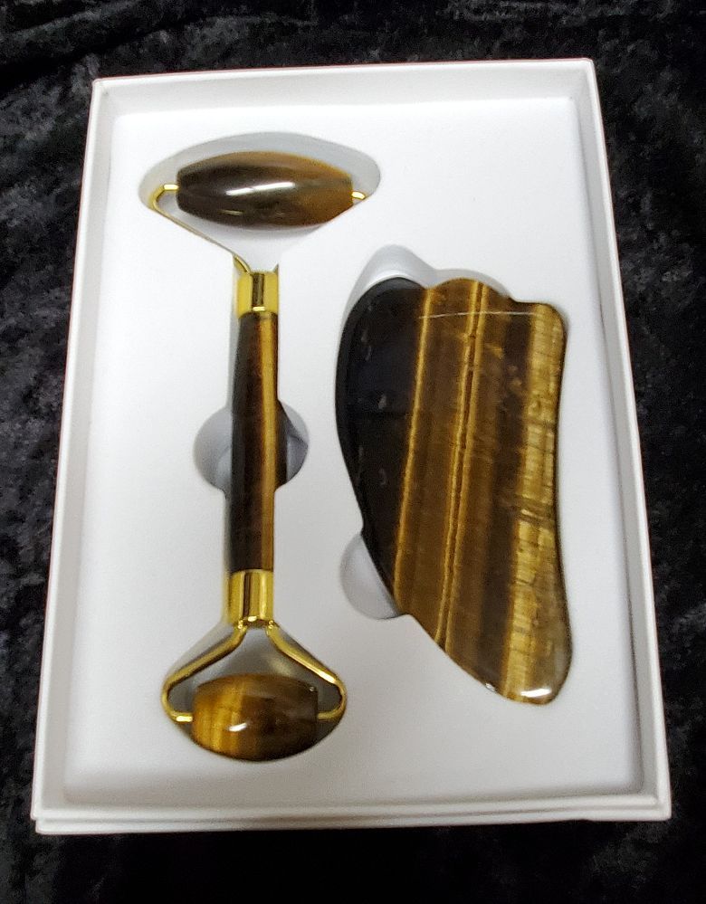 Tiger's Eye - Facial Roller Set