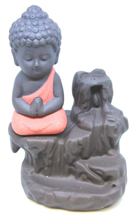 Backflow Burner - Waterfall Buddha (4.75")