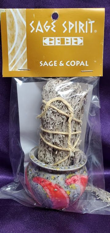 Spirit Pot Sage & Copal stick