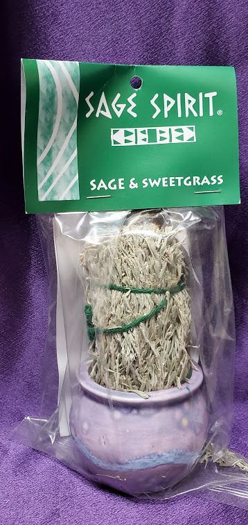 Spirit Pot Sage & Sweetgrass st