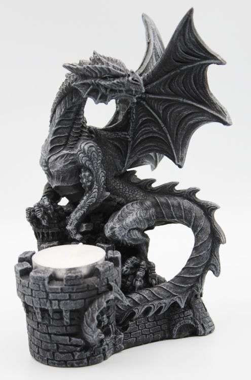 Dragon Candle Holder 7"
