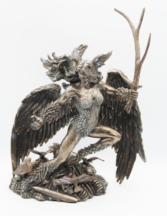 Morrigan - Goddess of Destruction Statue (Bronze)