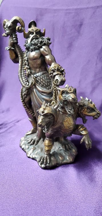 Hades - Greek God of the Underworld Statue (9.5"H)