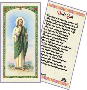 St Jude Holy Card
