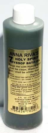 7 Holy Spirit Hyssop Bath Oil