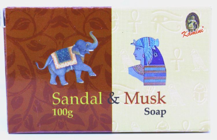 100g Kamini Sandal & Musk Soap