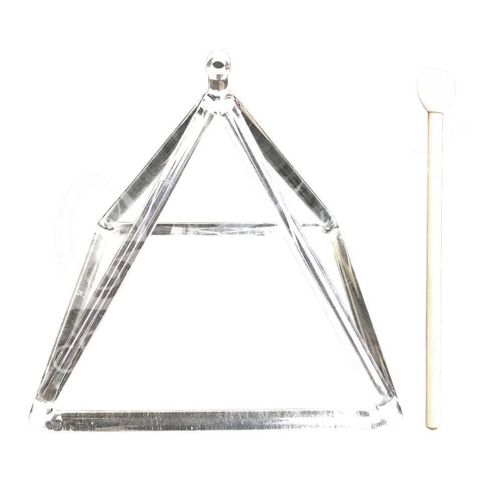 Glass Pyramid w/Mallet