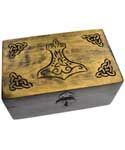Thor's Hammer - Wooden Handcrafted Box (5x8")