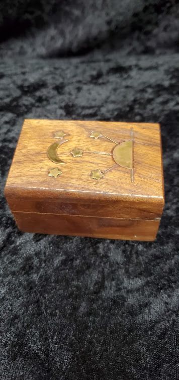 Celestial Brass Inlay Box