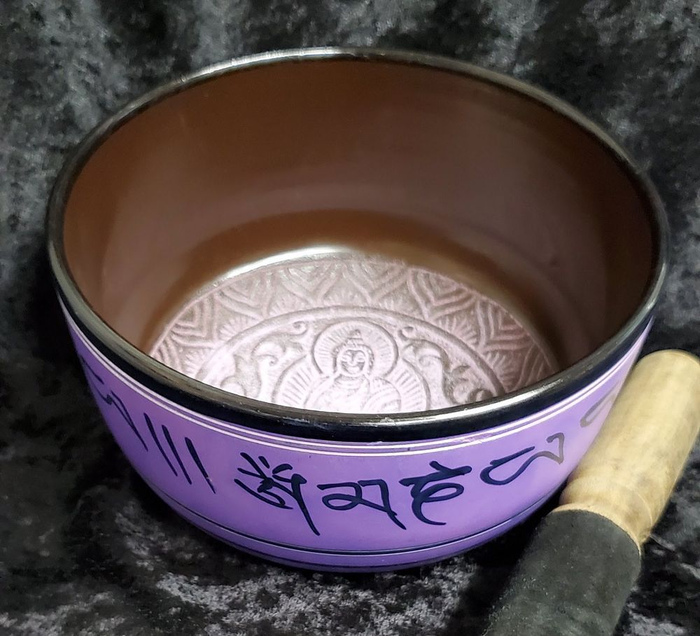 Singing Bowl-Purple 6.5"
