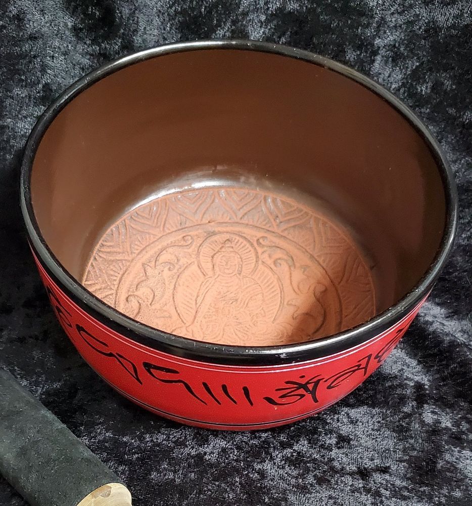 Singing Bowl-Red 6.5"