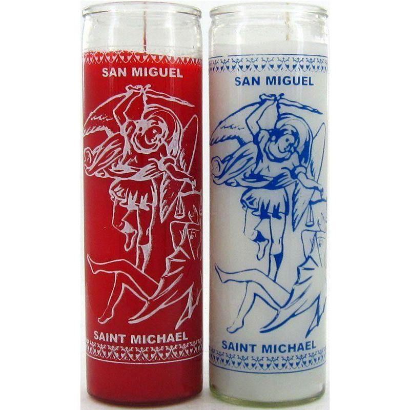 7 day Candle St Michael white