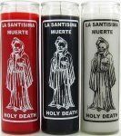 7 Day Candle -  Santisima Muerte Black