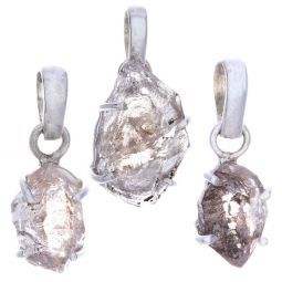 Rough Herkimer Diamond Pendant