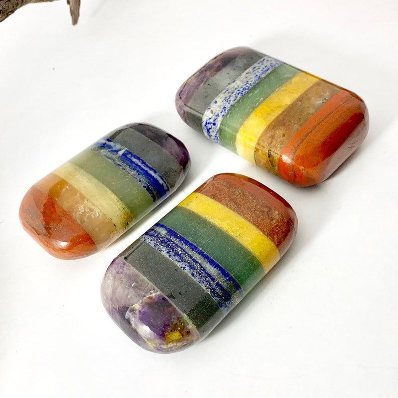 Chakra Palm Stone