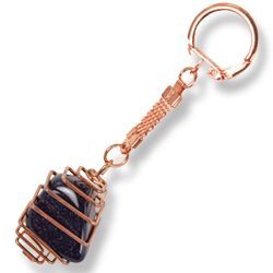 Keychain Square Swirl Cage CP