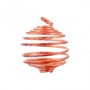 Round - Copper Spiral Cage