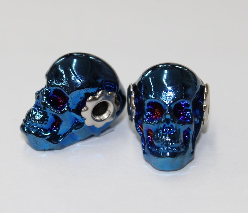 Crystal Laser Blue Skull