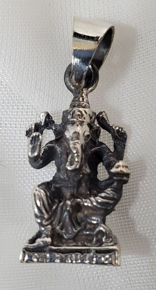 Sterling Silver Ganesha - Pendant