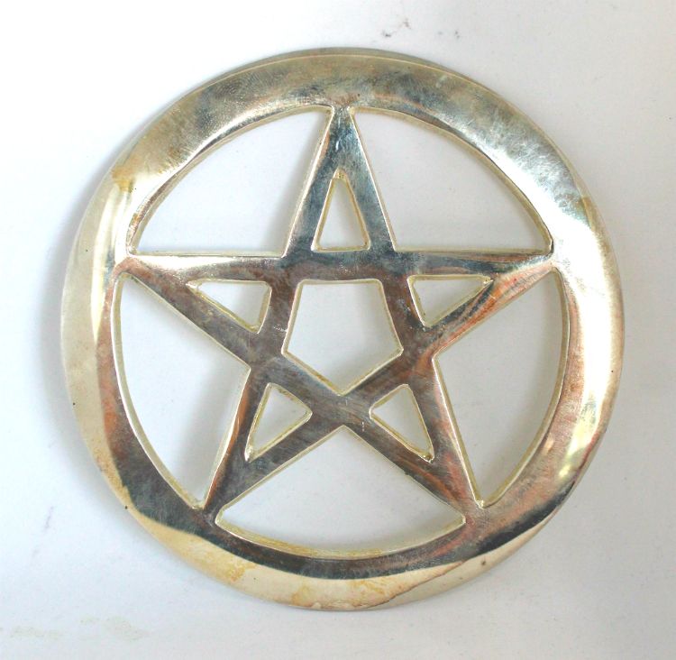 4" Pentagram Altar Tile