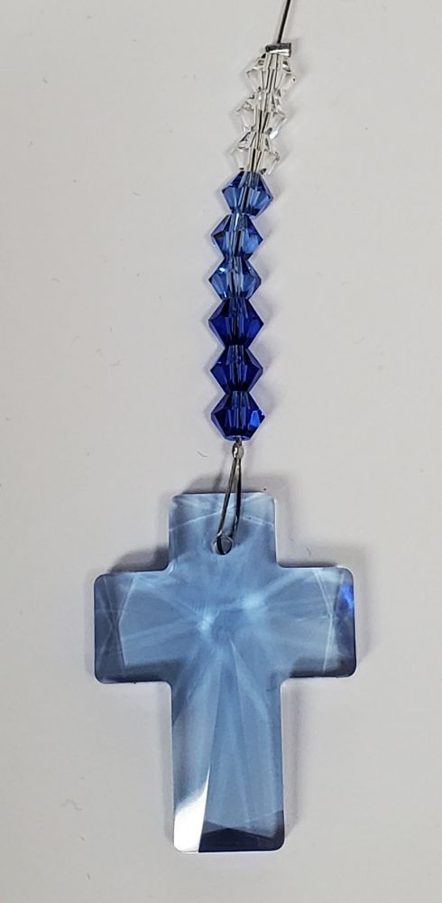 Crystal Cross - Sapphire