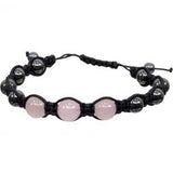 Adjustable Macrame Magnetic Hematite Bracelet