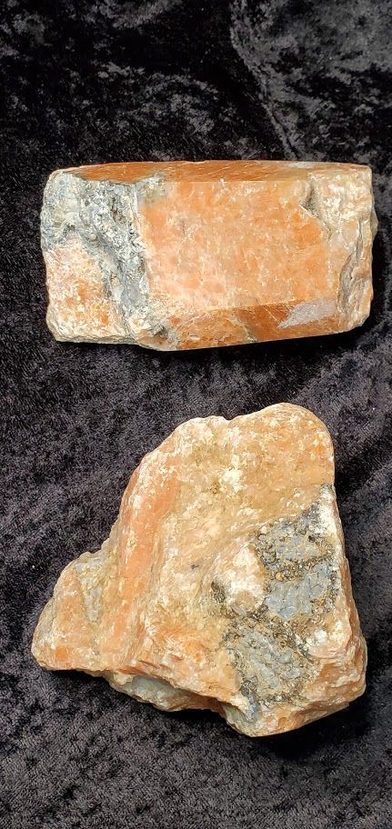 Orange Apatite Cluster Large