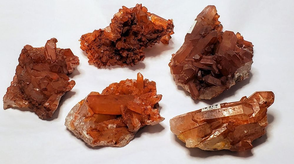Red Hematite Clusters Small