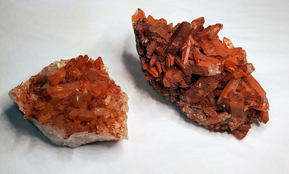 Red Hematite Clusters Large