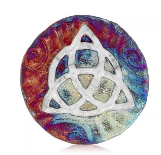Raku Magnet - Trinity
