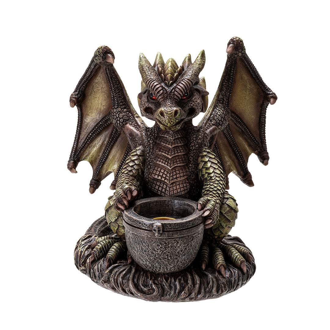 Dragon - Tealight Candle Holder (7")