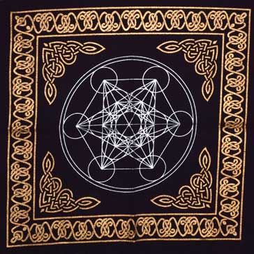 Metatrons Cube - Altar Cloth (18x18")