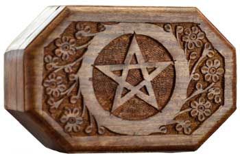 Octagonal Pentagram Box (6")