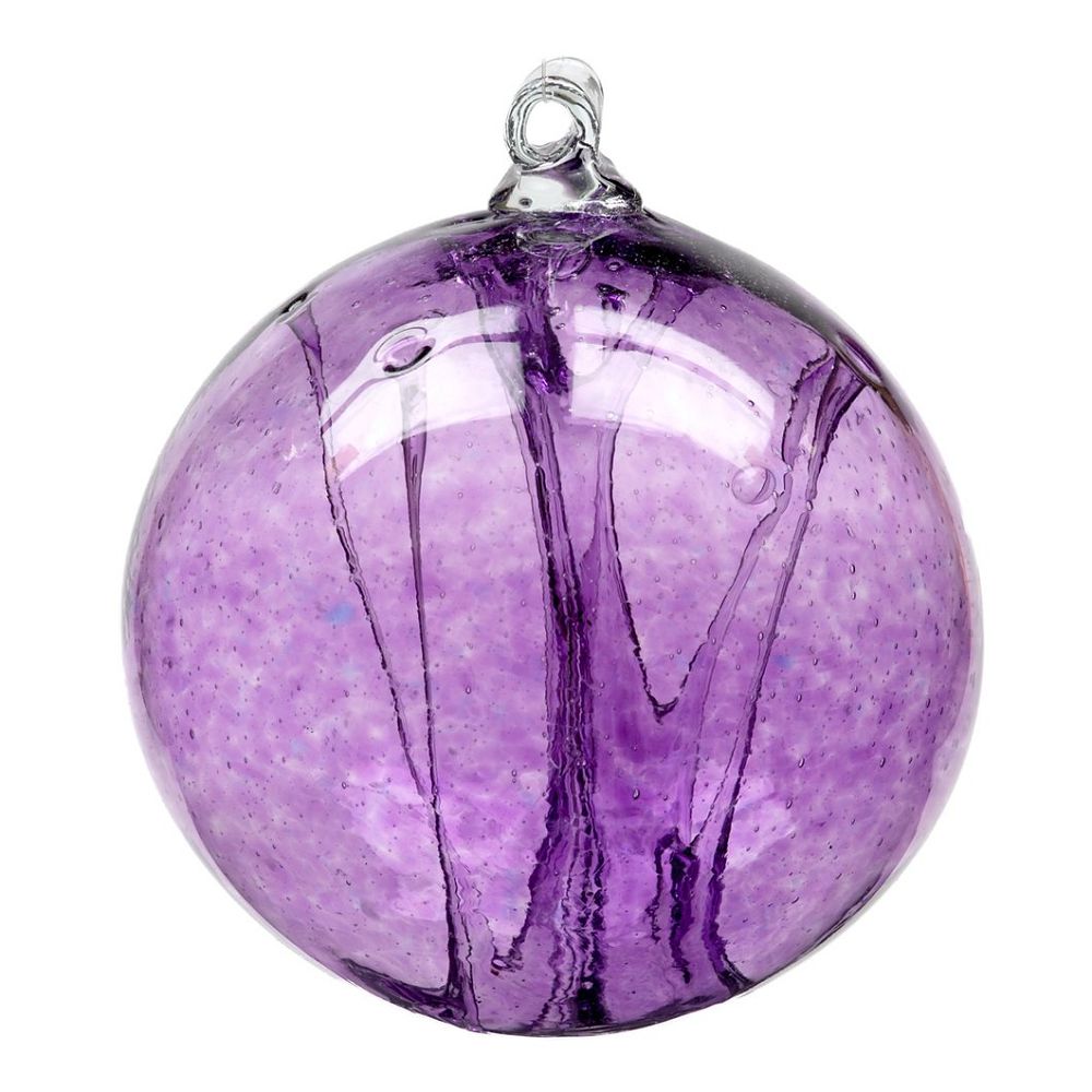 6" Kitras Witch Ball-Amethyst