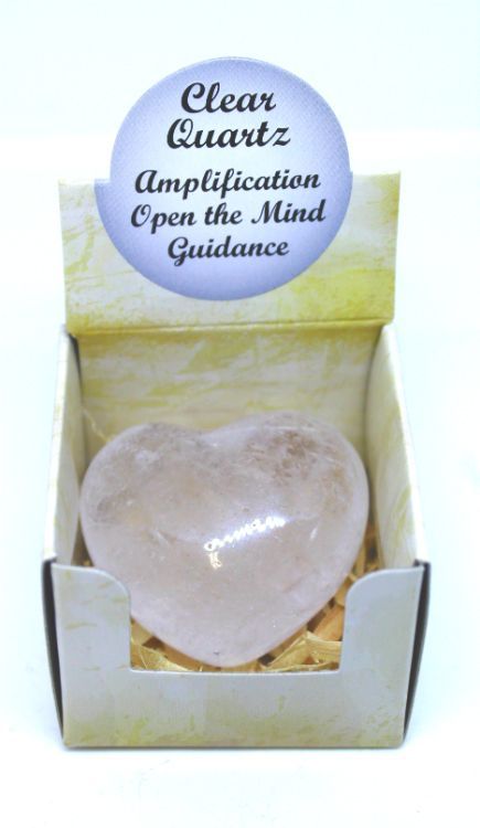 Clear Quartz - Heart Gift Box
