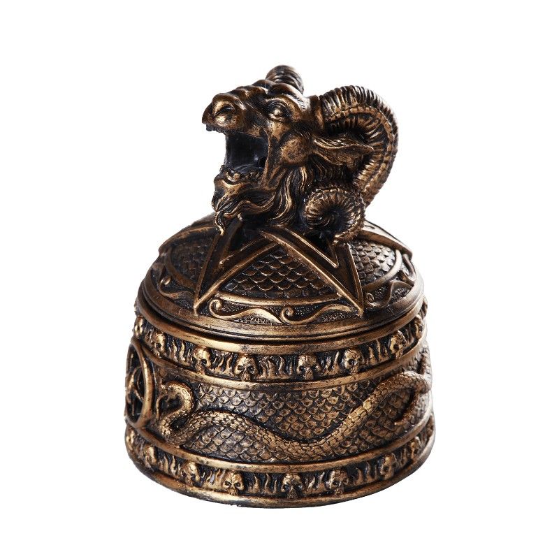 Baphomet - Incense Burner Box (4.25")