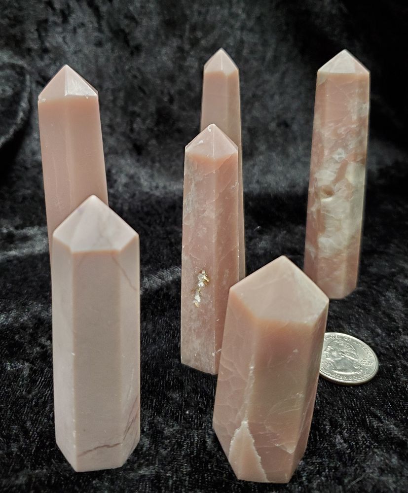 Opal Pink Obelisk - Large (60-99g)