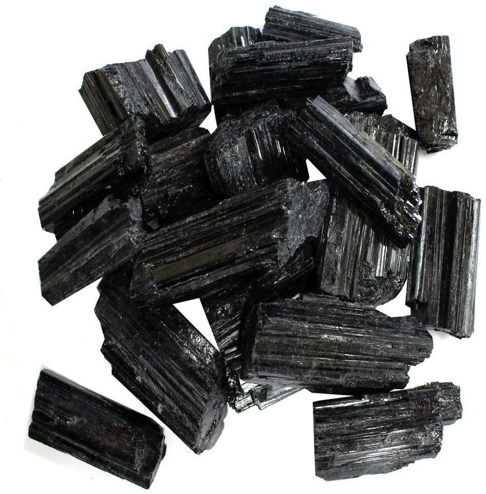 Raw Blk Tourm chips - 2oz