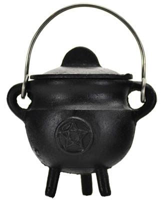 Pentagram Cast Iron Cauldron