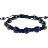 Adjustable Macrame Magnetic Hematite Bracelet